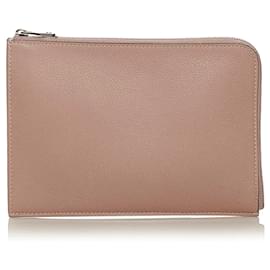 Borsa a pochette Louis Vuitton Pochette Jour PM in pelle Taurillon rosa