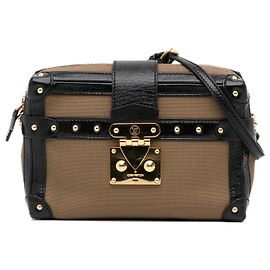 Brown Louis Vuitton Petite Malle Soft MM Crossbody Bag