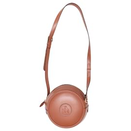 Borsa a tracolla rotonda camera Lanvin marrone