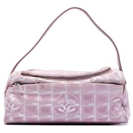 Necessaire Chanel Large New Travel Line in nylon rosa