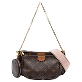 Borsa Louis Vuitton Monogram Multi Pochette Accessoires Marrone