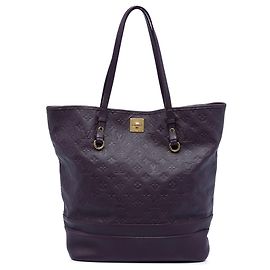Purple Louis Vuitton Monogram Empreinte Citadine PM Tote Bag