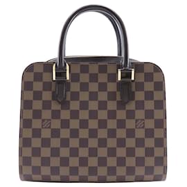 Bolsa de mão Triana em Damier Ebene marrom Louis Vuitton