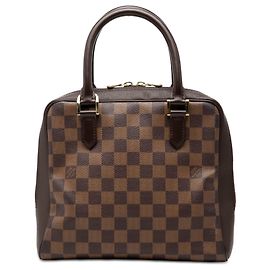 Borsa Louis Vuitton Damier Ebene Brera Marrone