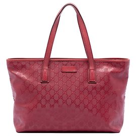 Tote Gucci Medium GG Imprime Rosso