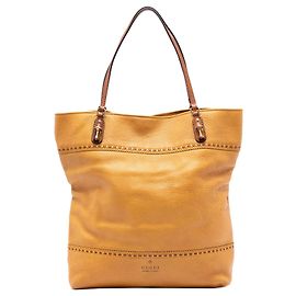 Sac cabas Large Laidback Crafty Gucci en cuir de veau marron