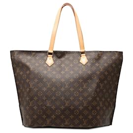Borsa Tote Louis Vuitton Monogram All-In MM Marrone