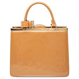 Borsa Louis Vuitton Monogram Vernis Deesse PM Marrone