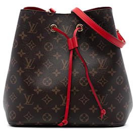 Borsa a secchiello Louis Vuitton Monogram Neonoe MM Marrone