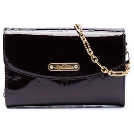 Louis Vuitton Monogram Vernis Bel Air Crossbody Bag Purple