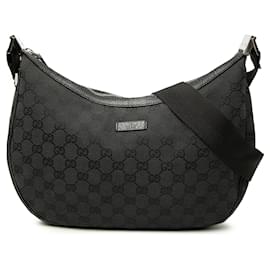 Borsa crossbody Gucci GG Canvas nera