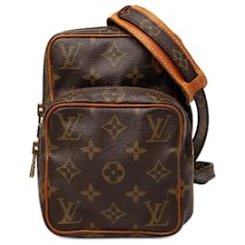 Borsa a tracolla Louis Vuitton Monogram Mini Amazone Marrone