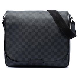 Black Louis Vuitton Damier Graphite Daniel MM Crossbody Bag