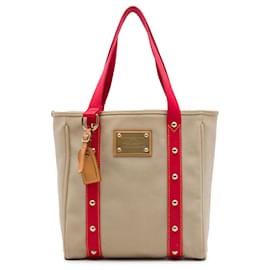 Borsa Tote Louis Vuitton Antigua Cabas MM Beige