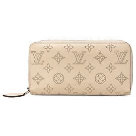 Portafoglio lungo Zippy Louis Vuitton Monogram Mahina Bianco