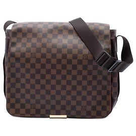 Borsa a tracolla Louis Vuitton Damier Ebene Bastille marrone