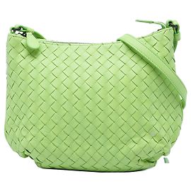 Borsa a tracolla Small Nappa Intrecciato Bottega Veneta Verde