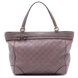 Bolso Tote Gucci Guccissima Mayfair Morado