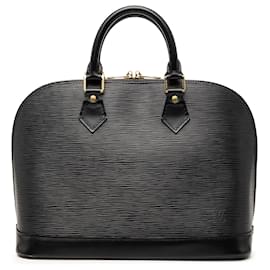 Sac à main Louis Vuitton Epi Alma PM Noir