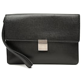 Clutch Louis Vuitton Taiga Selenga Nera