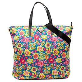 Borsa Satchel Prada Tessuto Stampato Multicolor