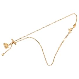 Louis Vuitton Gold Plated Collier LV Speedy Halskette