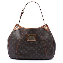Borsa a tracolla Louis Vuitton Monogram Galliera PM Marrone