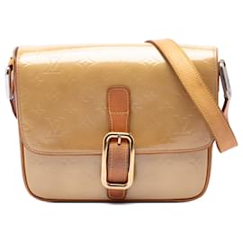 Borsa a tracolla Louis Vuitton Monogram Vernis Christie GM Marrone