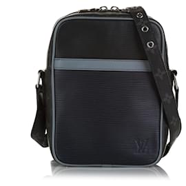 Borsa a tracolla Louis Vuitton Epi Monogram Danube PM Blue