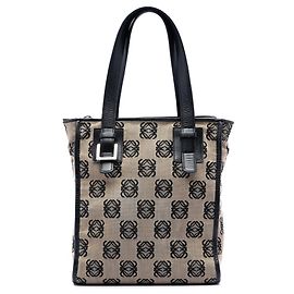 Tote bag LOEWE Anagram Canvas Beige