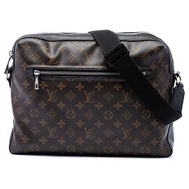 Louis Vuitton Monogram Macassar Torres Messenger Tasche Braun