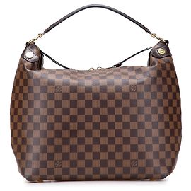 Borsa a Tracolla Hobo Louis Vuitton Damier Ebene Duomo Marrone