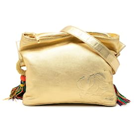 Borsa a tracolla LOEWE Nappa Flamenco con nappe Gold