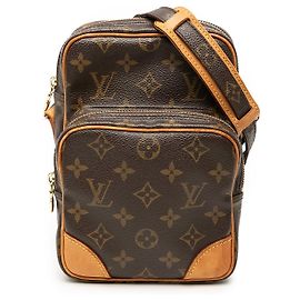 Borsa a tracolla Louis Vuitton Monogram Amazone Marrone