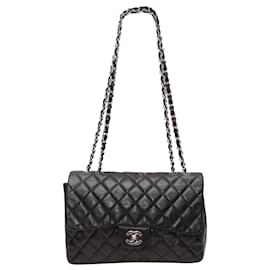 Borsa Chanel Jumbo Classic Single Flap nera
