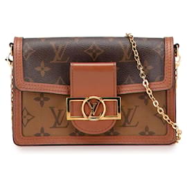 Bolso bandolera Louis Vuitton Monogram Reverse Dauphine marrón
