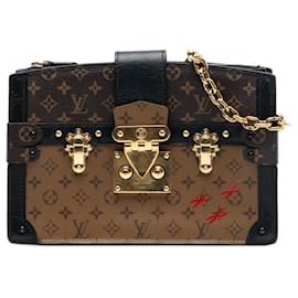 Borsa Clutch a Tracolla Louis Vuitton Monogram Reverse Trunk Marrone