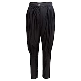 Black Chanel Tonal Striped Jodhpurs Size FR 38