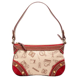 Borsa a tracolla in tela con rifiniture in camoscio LOEWE 160th Anniversary Marrone