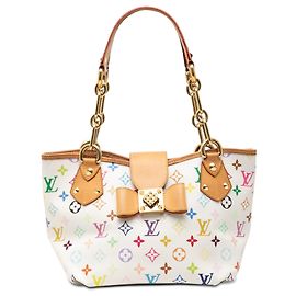 Saco Tote Louis Vuitton Monogram Multicolore Annie MM Branco