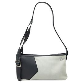 Borsa a tracolla LOEWE Anagram Switching in camoscio grigio