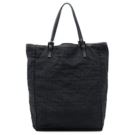 Borsa Tote Fendi Zucca Canvas nera