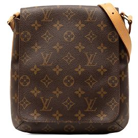 Brown Louis Vuitton Monogram Musette Salsa PM Short Strap Shoulder Bag
