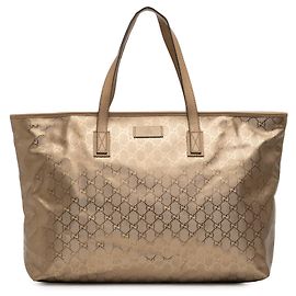 Tote Gucci Large GG Stampata Oro