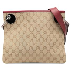 Borsa a Tracolla Gucci GG Canvas Eclipse Beige