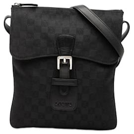 Borsa a tracolla LOEWE Anagram Canvas Nera