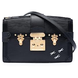 Borsa a tracolla Louis Vuitton Epi Trunk Nera