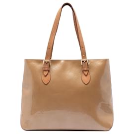 Borsa Tote Brentwood Louis Vuitton Monogram Vernis Marrone