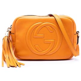 Gucci Soho Disco Crossbody aus Kalbsleder Orange