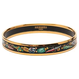 Bracciale in smalto Hermès Narrow Qu Importe le Flacon Nero 62